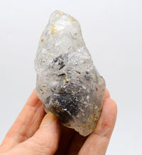 Tibetan Black Bubble Enhydro Self-Healed Rainbow Crystal