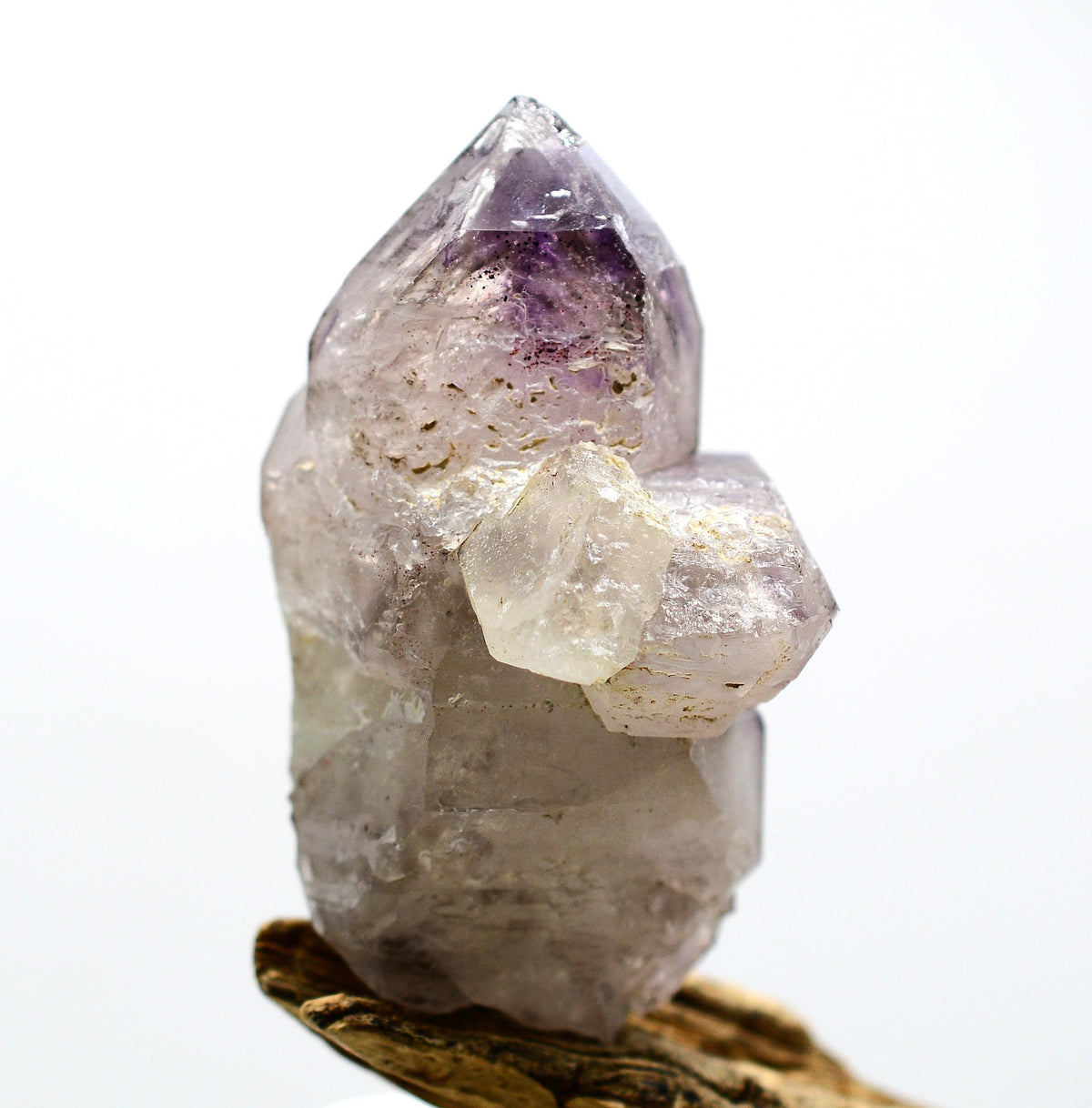 Brandberg Isis Harlequin Self-Healed Generator: Ethically Mined Quartz Crystal
