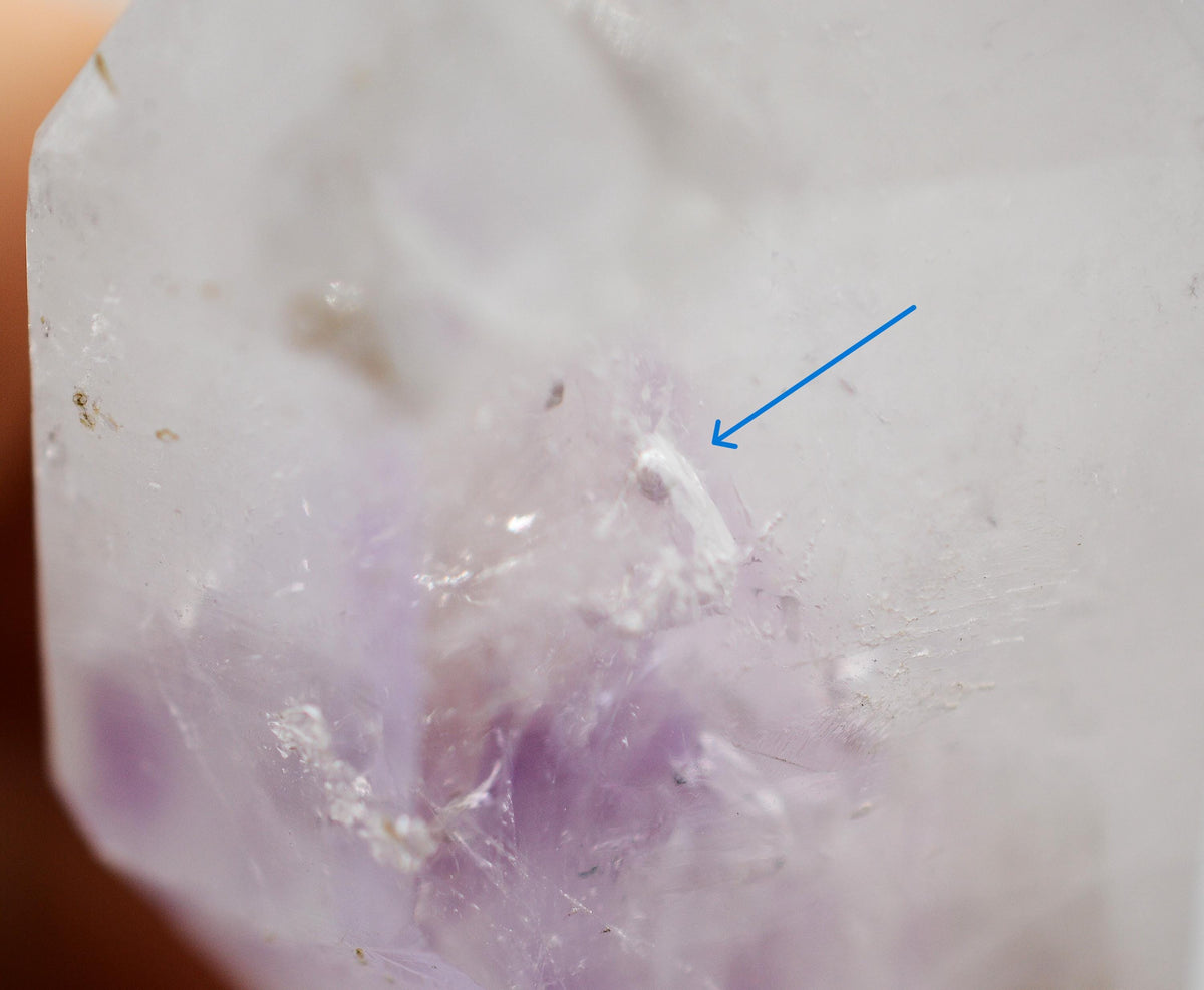 Brandberg Amethyst Enhydro Quartz: Ethically Mined Self-Healed Quartz
