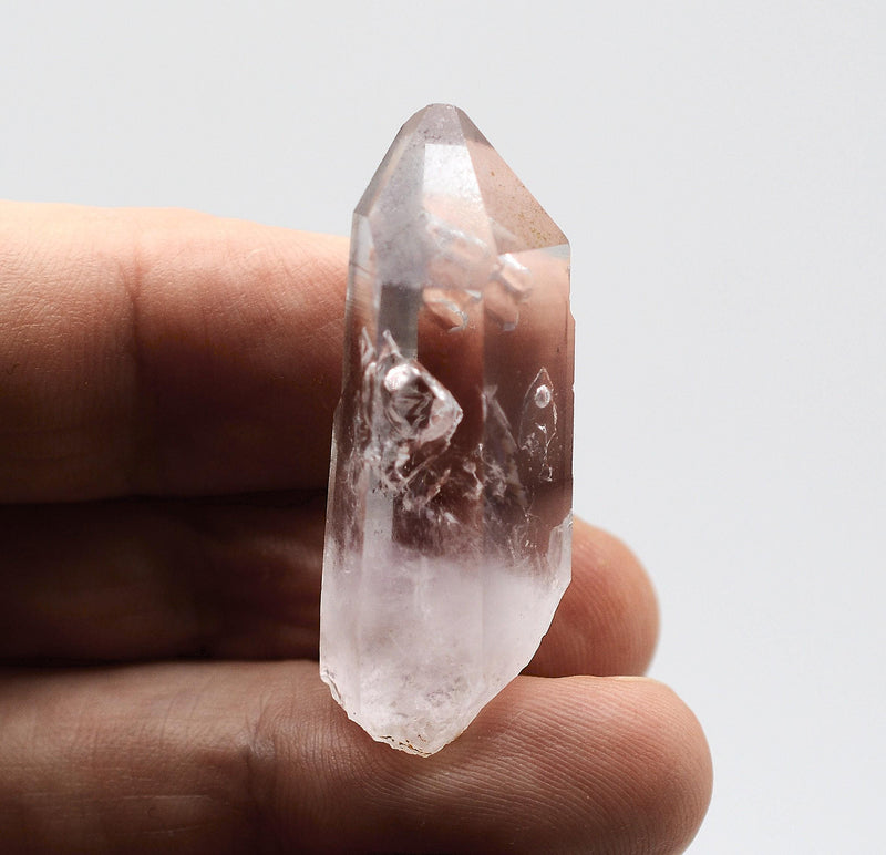 Brandberg Enhydro Quartz Crystal: Ethically Mined Bubble Quartz