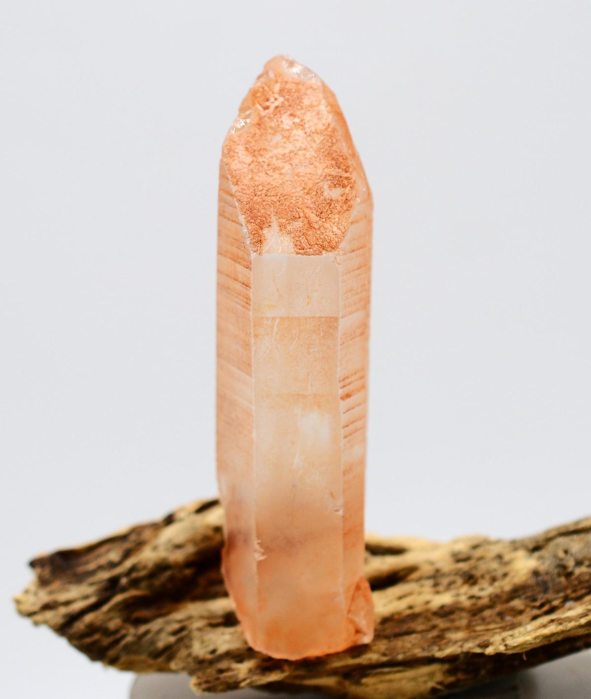 Lemurian Tangerine Quartz: Ethically Mined Twin Crystal