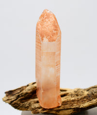 Lemurian Tangerine Quartz: Ethically Mined Twin Crystal