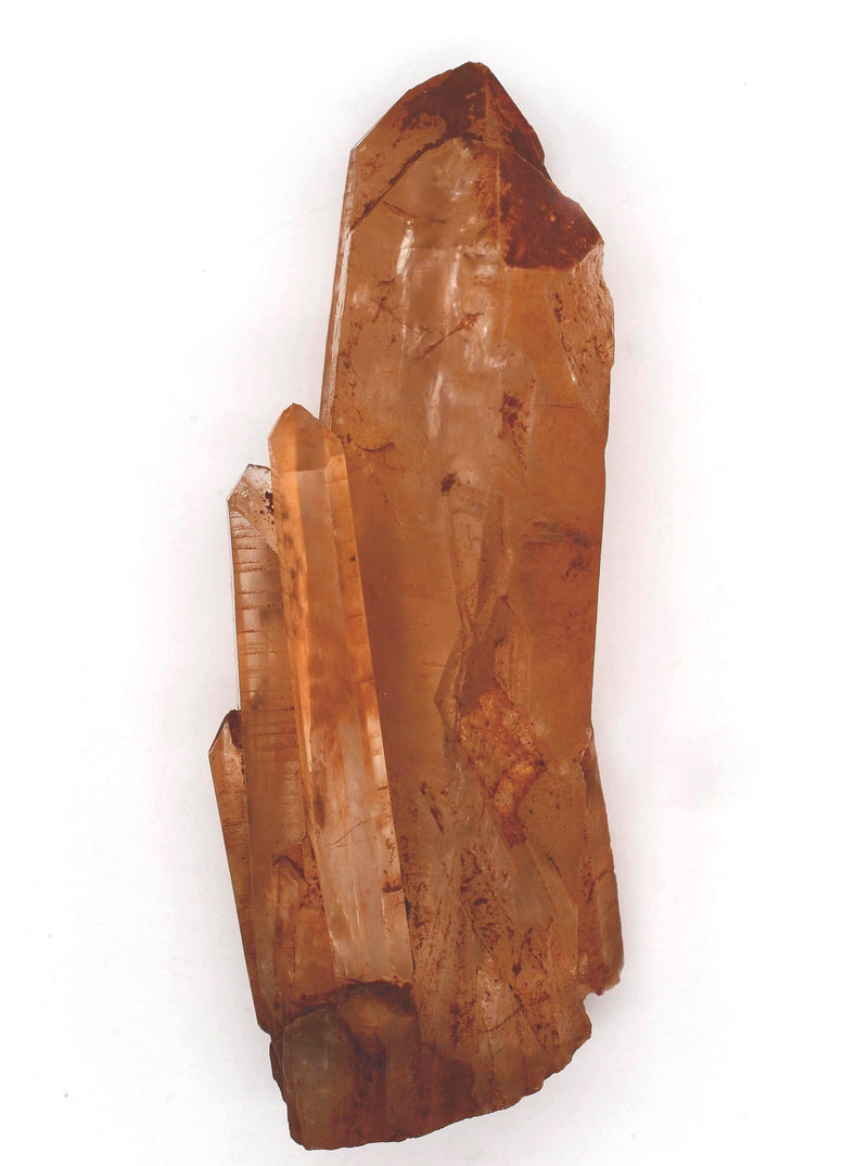 Tangerine Quartz Twin - Orange Quartz Crystal