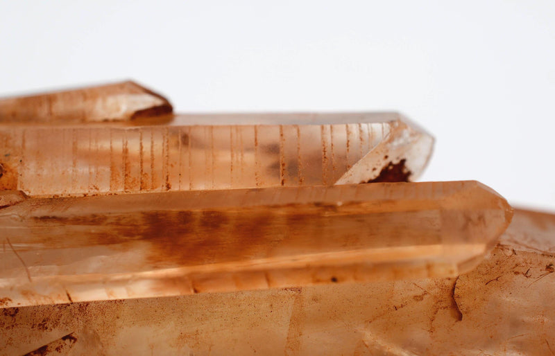 Tangerine Quartz Twin - Orange Quartz Crystal