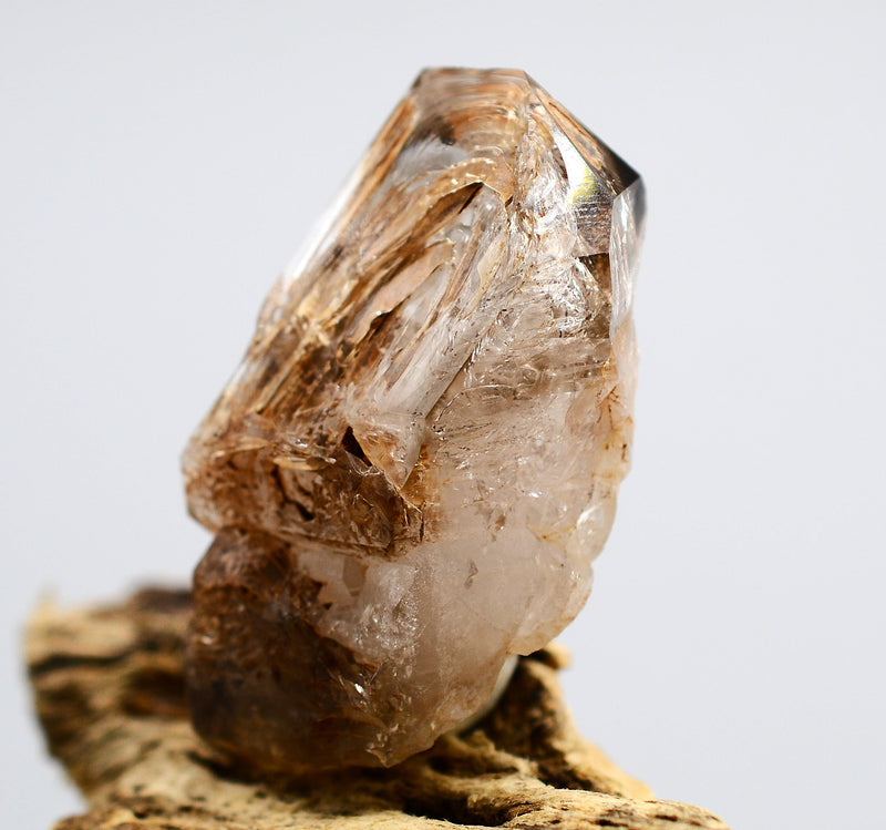 Omapeleki Brandberg Skeletal Black Phantom: Ethically Mined Quartz Crystal
