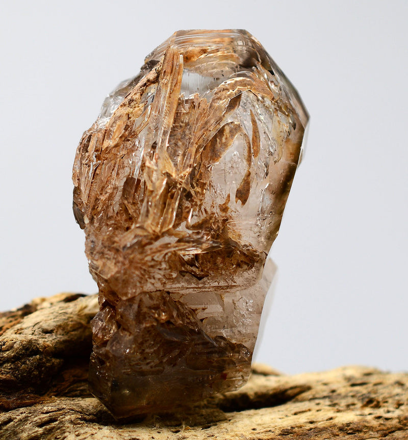 Omapeleki Brandberg Skeletal Black Phantom: Ethically Mined Quartz Crystal