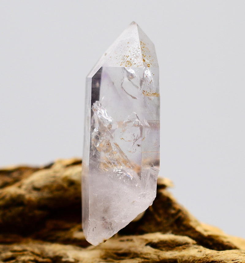 Brandberg Enhydro Quartz Crystal: Ethically Mined Bubble Quartz