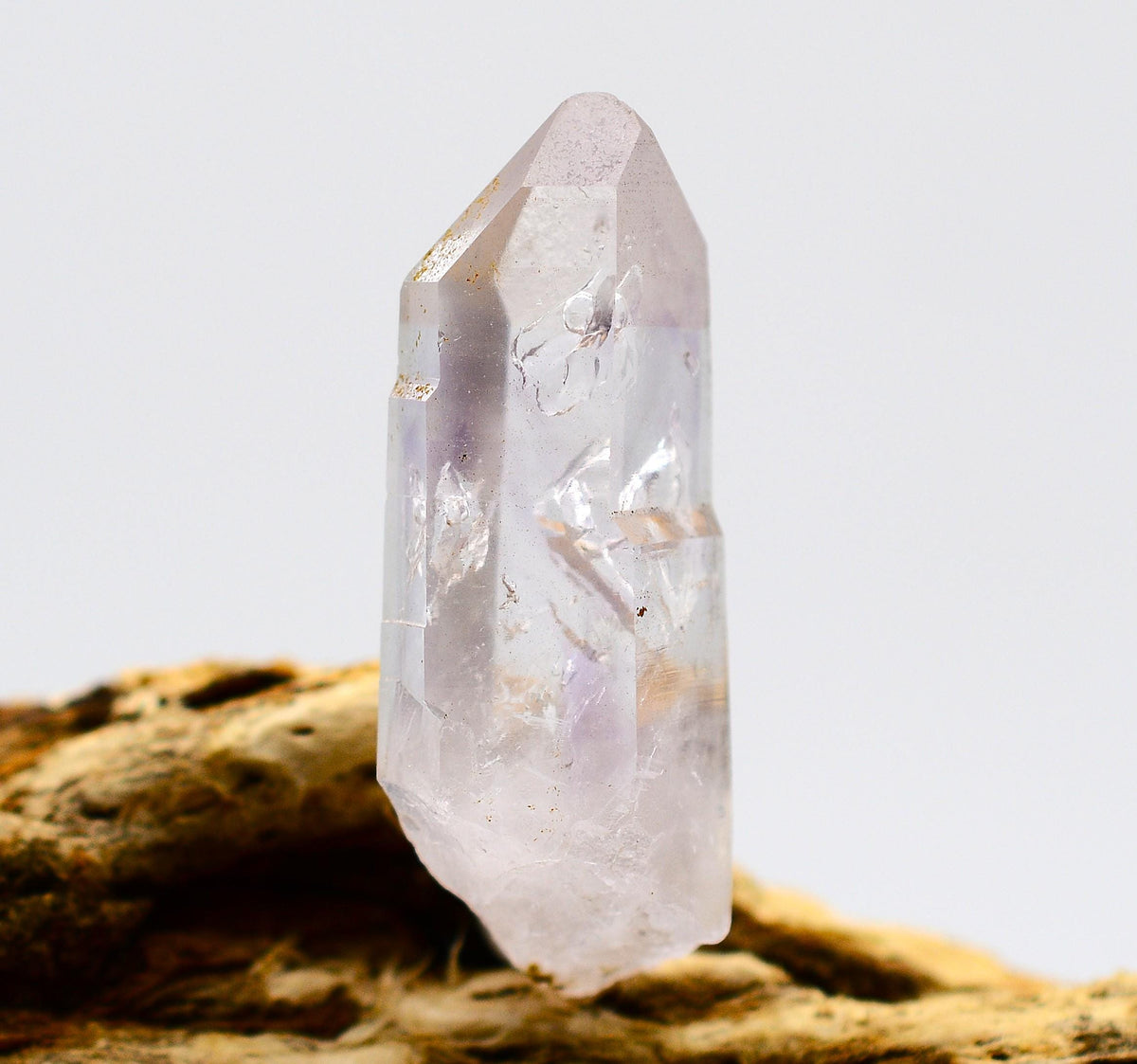 Brandberg Enhydro Quartz Crystal: Ethically Mined Bubble Quartz