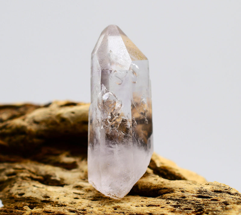 Brandberg Enhydro Quartz Crystal: Ethically Mined Bubble Quartz