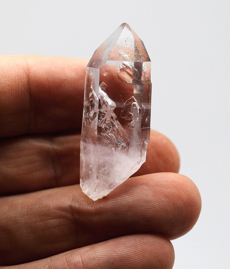 Brandberg Enhydro Quartz Crystal: Ethically Mined Bubble Quartz