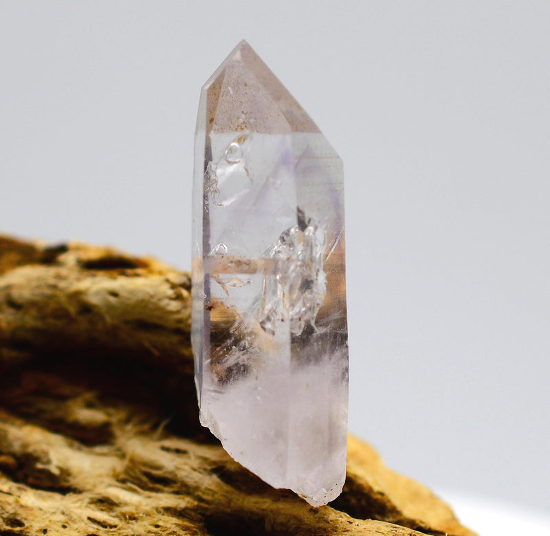 Brandberg Enhydro Quartz Crystal: Ethically Mined Bubble Quartz