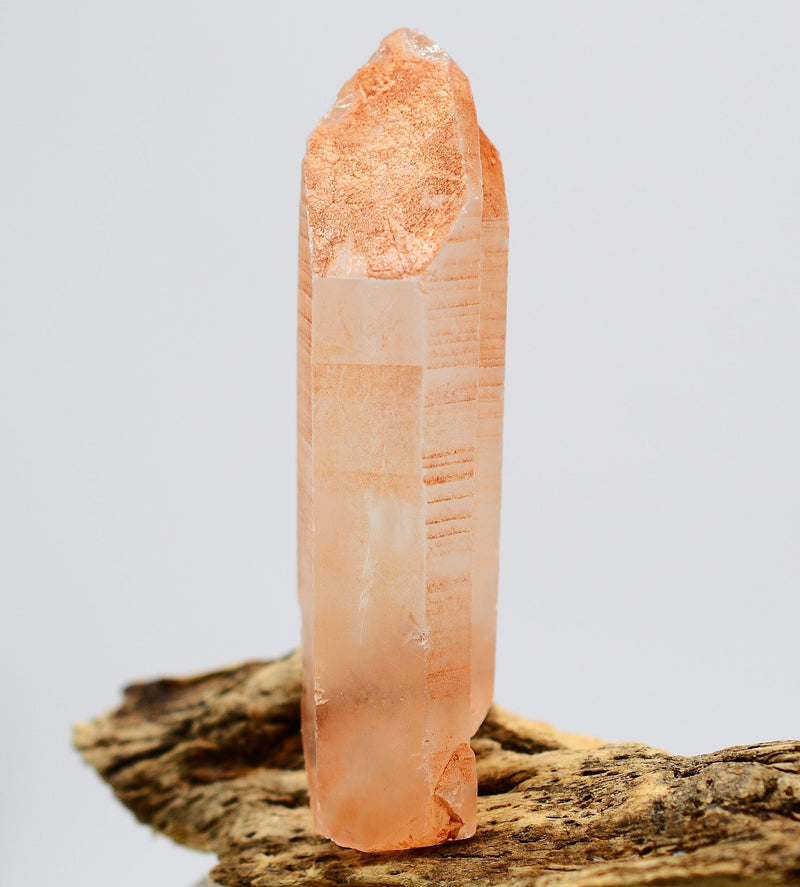 Lemurian Tangerine Quartz: Ethically Mined Twin Crystal