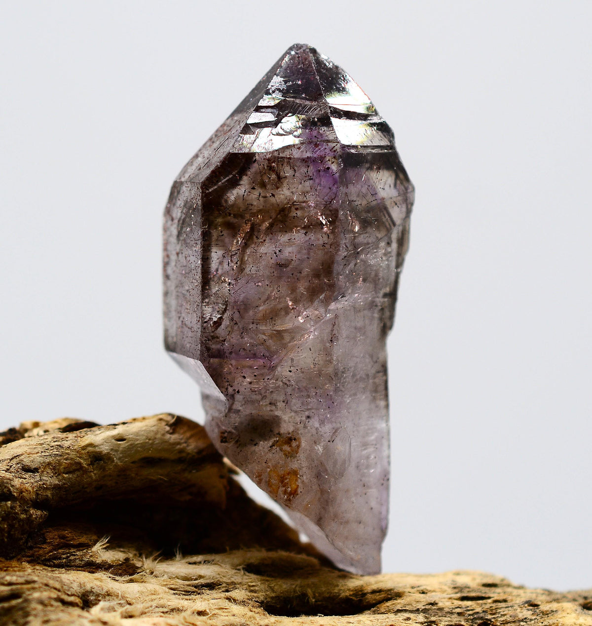 Super Seven Quartz Amethyst & Black Phantom Sceptre: Ethically Mined Natural Crystal