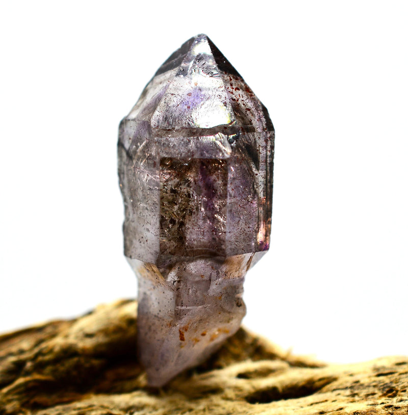 Super Seven Quartz Amethyst & Black Phantom Sceptre: Ethically Mined Natural Crystal