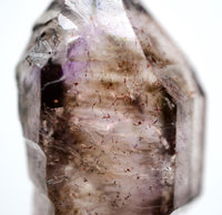 Super Seven Quartz Amethyst & Black Phantom Sceptre: Ethically Mined Natural Crystal