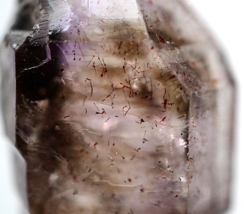 Super Seven Quartz Amethyst & Black Phantom Sceptre: Ethically Mined Natural Crystal