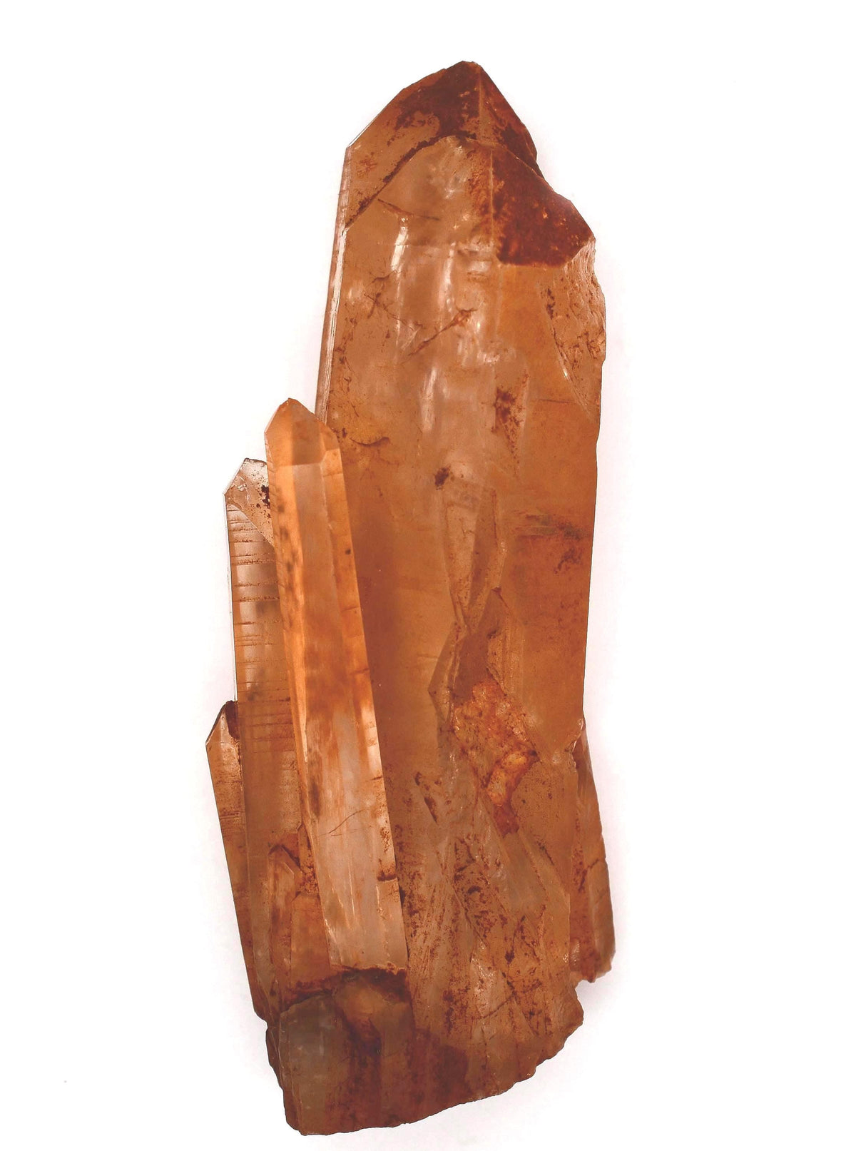 Tangerine Quartz Twin - Orange Quartz Crystal