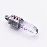 Handmade Brandberg Oxidised Sterling Silver and Copper Mushroom Pendant