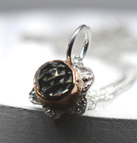 Blue Tourmaline Silver Pendant ~ Handmade Jewellery