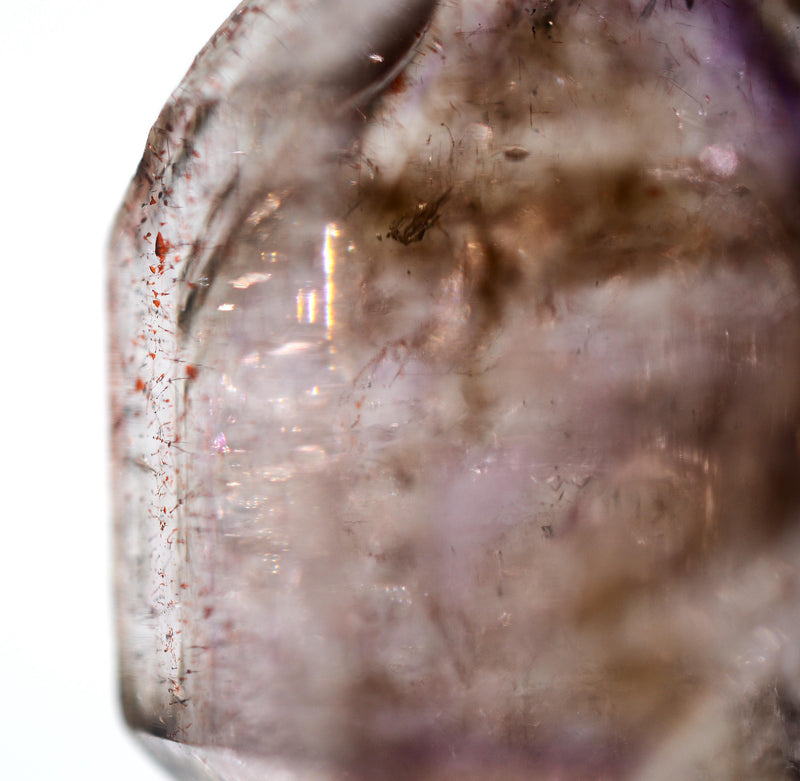 Super Seven Quartz Amethyst & Black Phantom Sceptre: Ethically Mined Natural Crystal