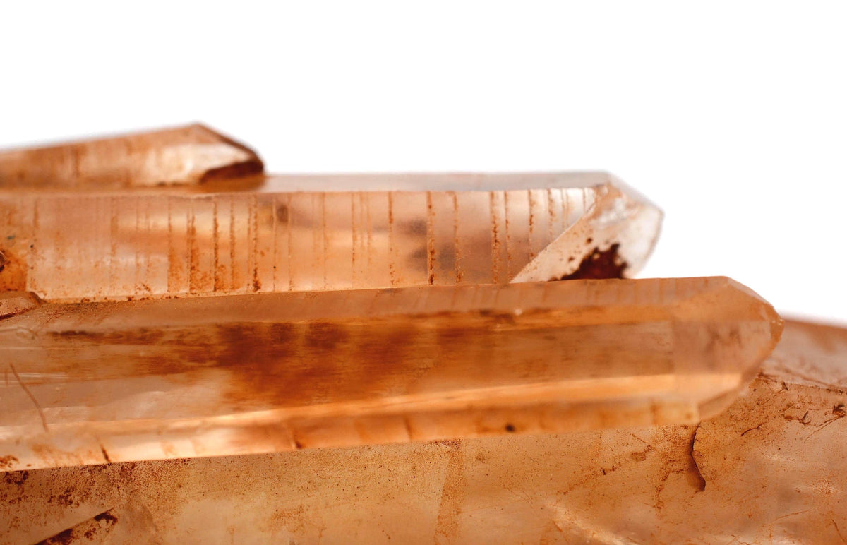 Tangerine Quartz Twin - Orange Quartz Crystal