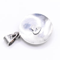 Sterling Silver Emerald Pendant: Handmade Natural Gemstone Jewellery