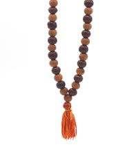 Sandalwood and Rosewood Beads: Handcrafted Mala Beads