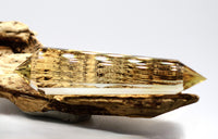 24-Sided Flawless Natural Citrine Vogel Wand: Ethically Mined Hand-Cut Vogel
