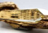 24-Sided Flawless Natural Citrine Vogel Wand: Ethically Mined Hand-Cut Vogel