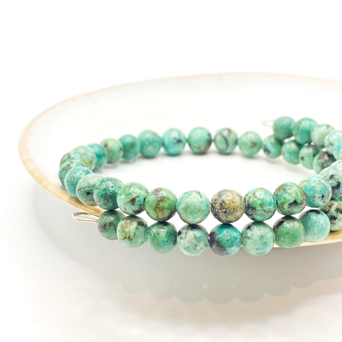 Turquoise Bracelet: Handmade Natural Gemstone Bracelet