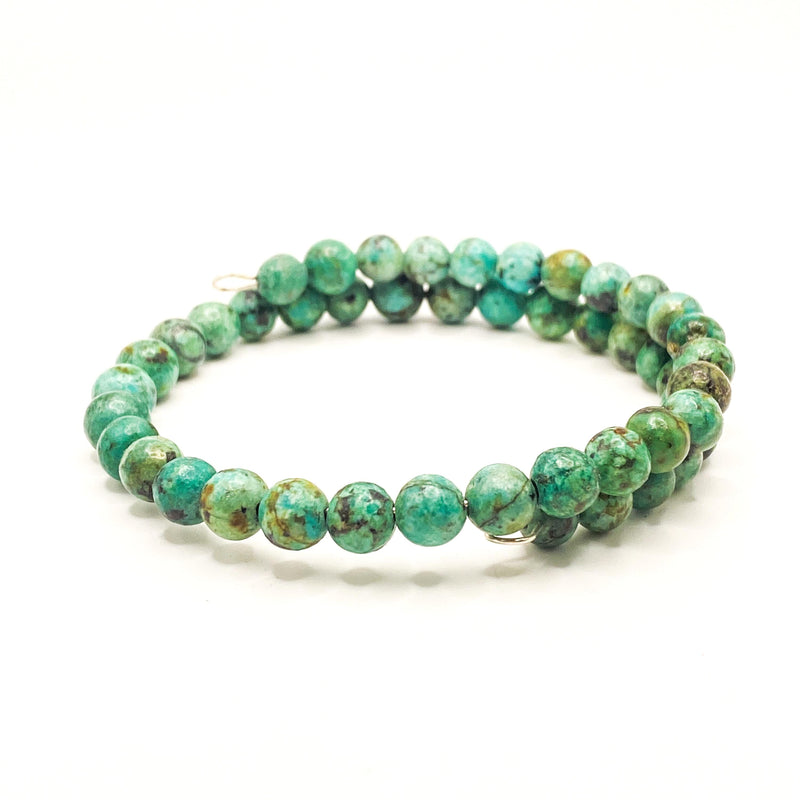 Turquoise Bracelet: Handmade Natural Gemstone Bracelet