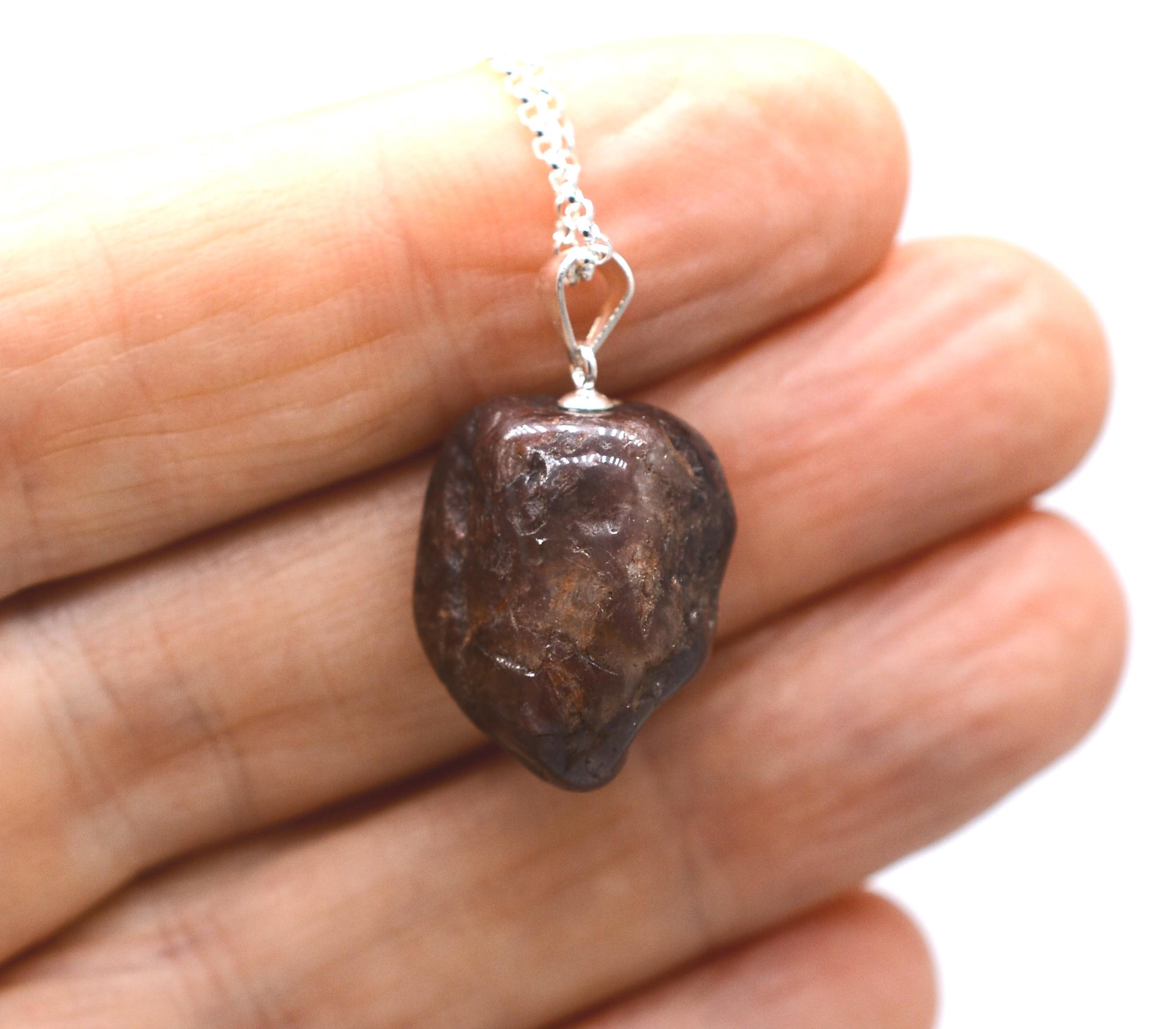 Lithium Quartz Silver Pendant