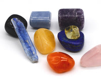 Chakra Kit - 7 Chakra Crystals - Brandberg Quartz