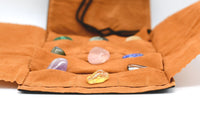 Crystal Healing Tumble Stone Set: Citrine, Amethyst & Chakra Balancing