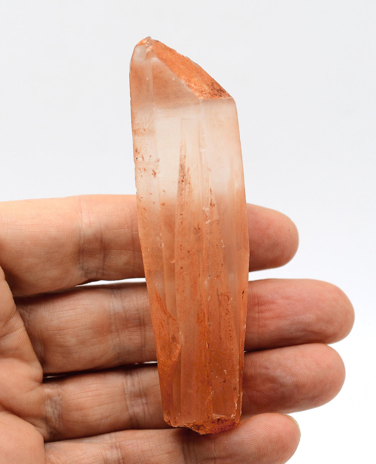 Lemurian Tangerine Quartz: Ethically Mined Natural Crystal