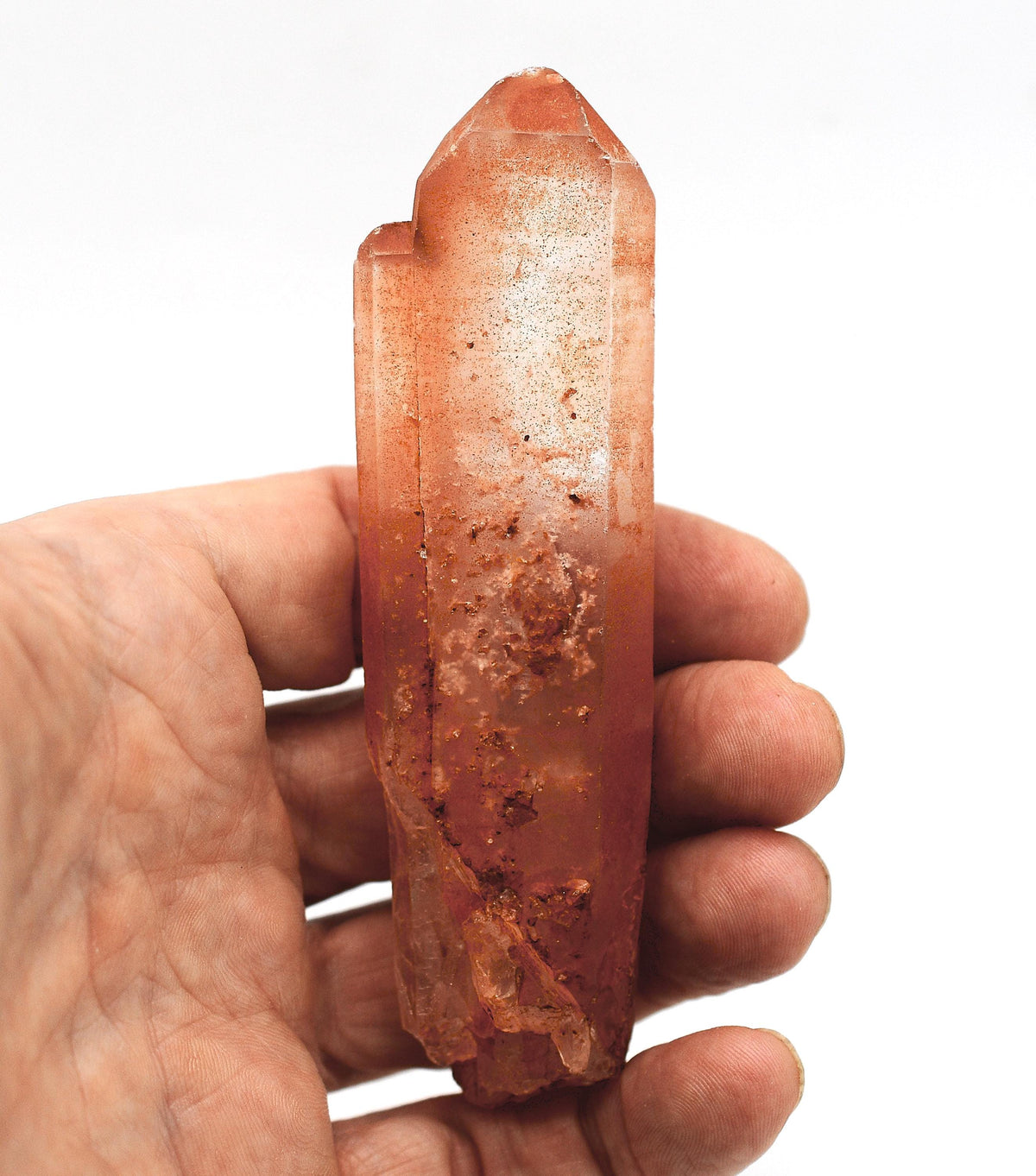 Lemurian Tangerine Quartz: Ethically Mined Natural Crystal