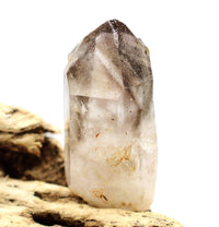 Brandberg Quartz Black Phantom Rainbow Crystal: Ethically Hand-Mined Smoky Quartz