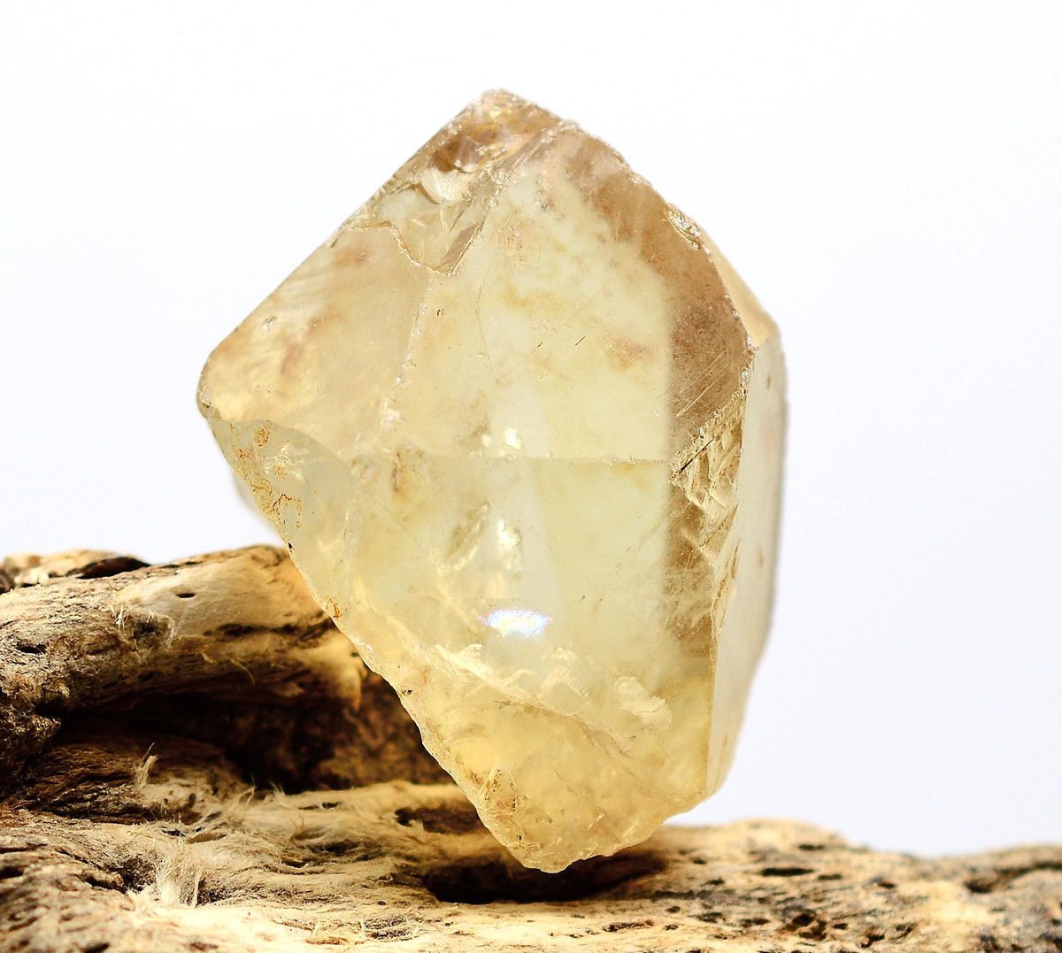Natural Congo Citrine: Kundalini Quartz - Ethically Mined Twin Crystal