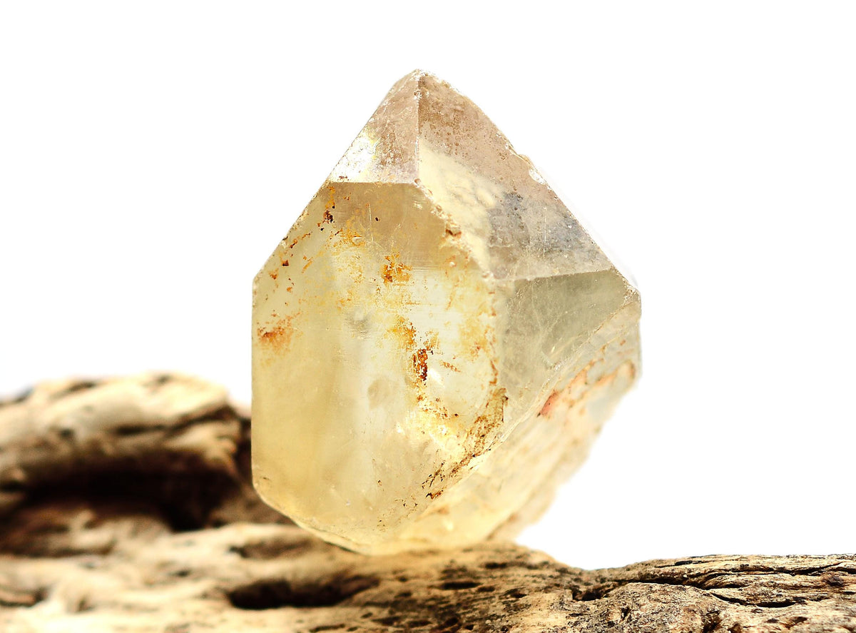 Natural Congo Citrine: Kundalini Quartz - Ethically Mined Twin Crystal