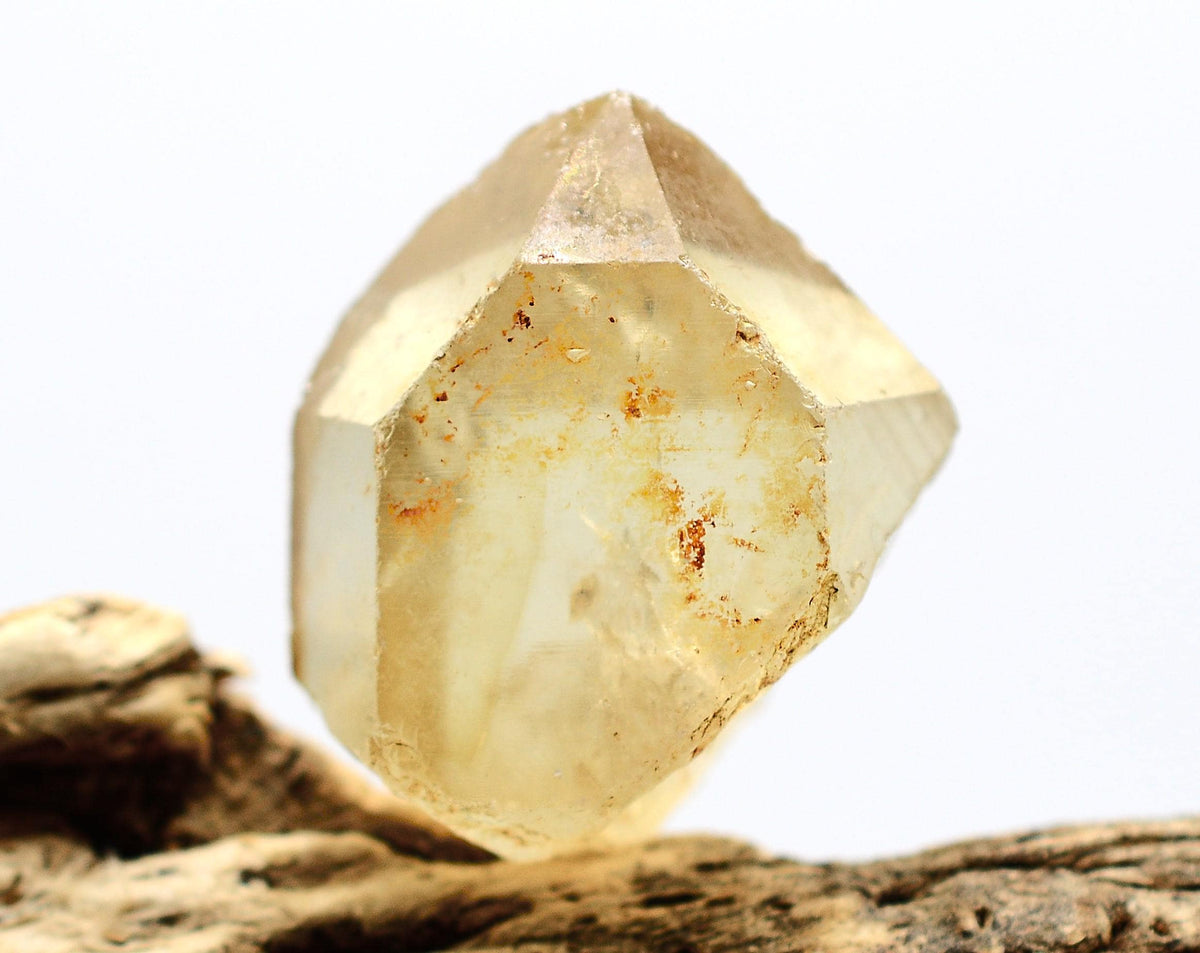 Natural Congo Citrine: Kundalini Quartz - Ethically Mined Twin Crystal