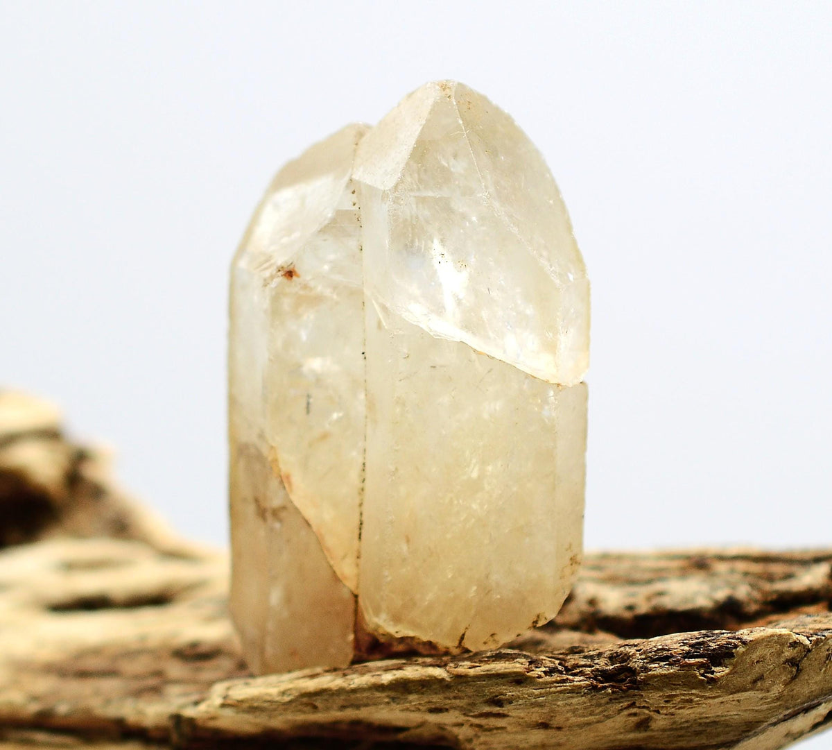 Natural Congo Citrine: Kundalini Quartz - Ethically Mined Twin Crystal