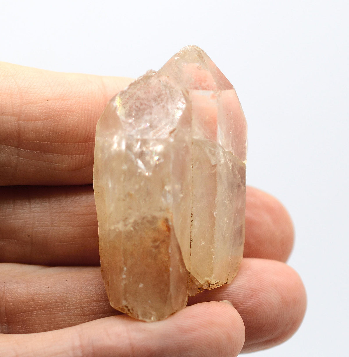 Natural Congo Citrine: Kundalini Quartz - Ethically Mined Twin Crystal