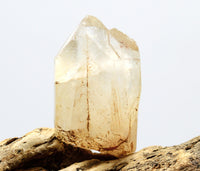 Natural Congo Citrine: Kundalini Quartz - Ethically Mined Twin Crystal