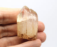 Natural Congo Citrine: Kundalini Quartz - Ethically Mined Twin Crystal