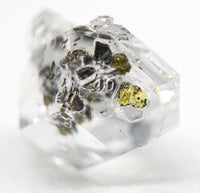 Golden Enhydro - Petroleum Quartz Crystal: Ethically Mined Himalayan Quartz