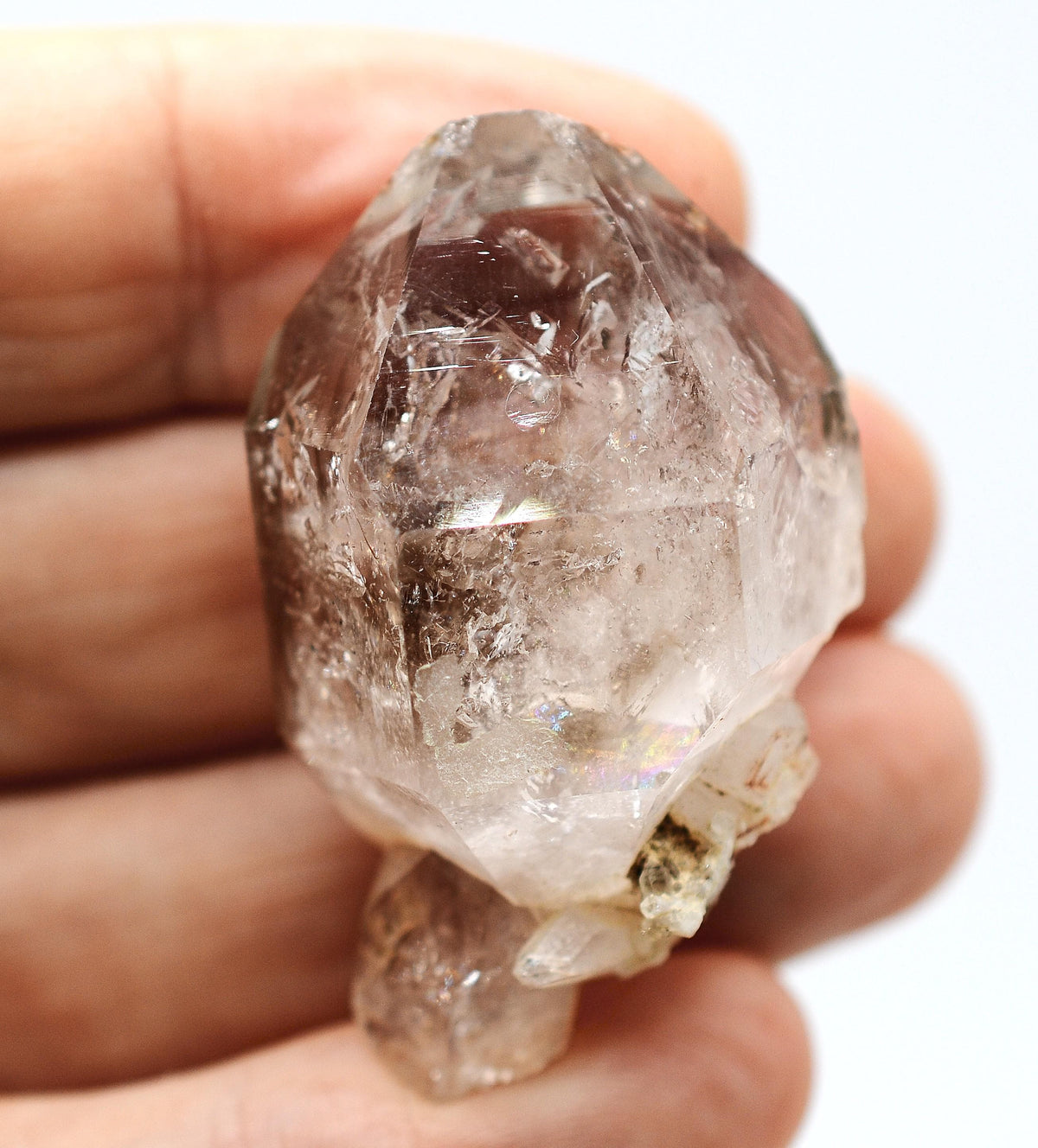 Omapeleki Brandberg Enhydro Quartz: Ethically Hand-Mined Natural Crystal