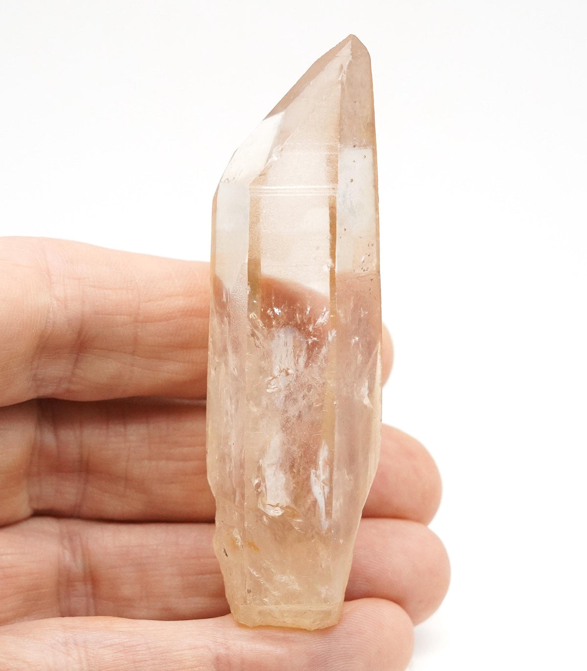 Golden Lemurian Isis Crystal: Ethically Mined Natural Quartz