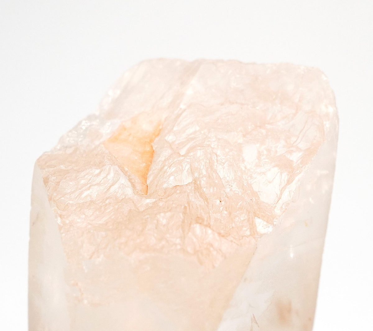 Golden Lemurian Rainbow Crystal: Ethically Mined Natural Quartz