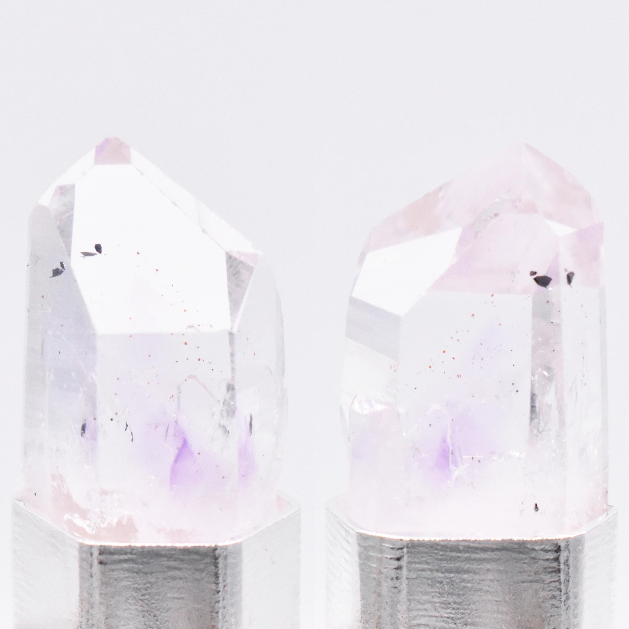 Handmade Brandberg Quartz Silver Pendant