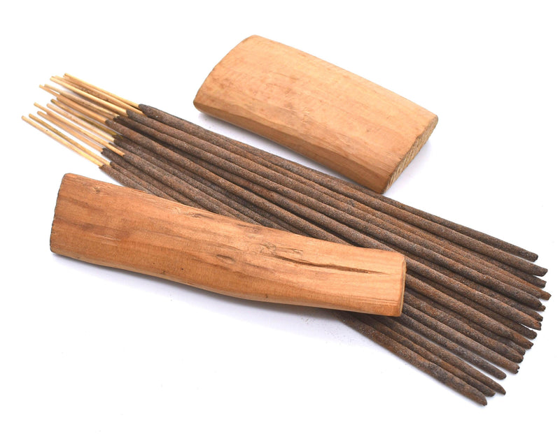 Organic Mysore Sandalwood Incense Sticks ~ Double Strength Temple Grade ~ Hand Rolled Luxury Incense
